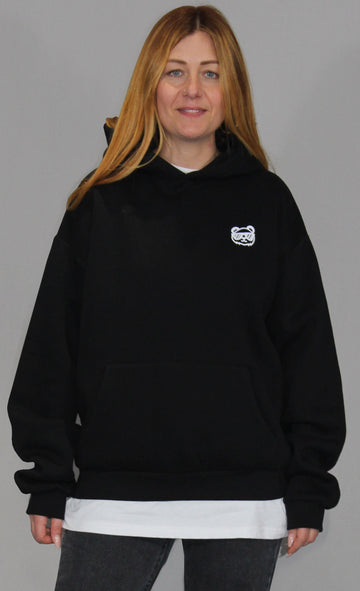 OVERSIZE HOODIE UNISEX - Black Basic